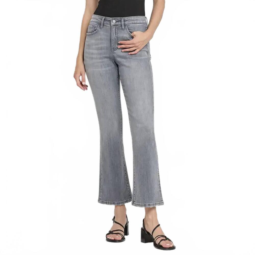 NEW VERVET BY FLYING MONKEY high rise ankle bootcut jeans in high dive